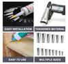 6 in 1 Silicone Reusable Caulking Tools Sealant Finishing Grout Scraper 14Pcs Caulk Nozzle Applicator Finisher Kit