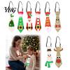 Holiday Atmosphere Clothing Adjustable Glitter Christmas Necktie, Non-woven Fabric Dress Up Costume Quick Wear Necktie Accessories, Sparkling