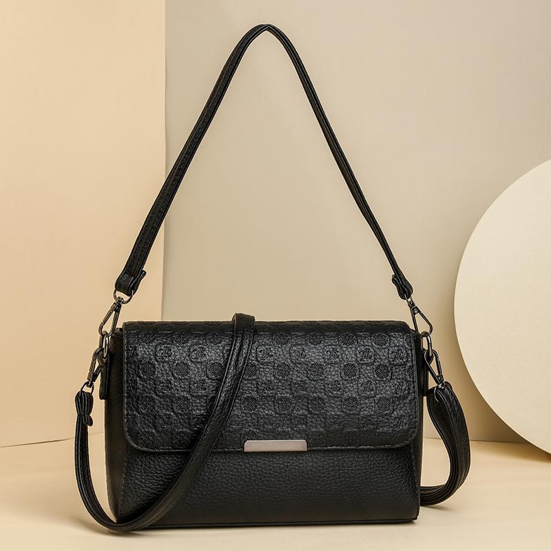 Women's Bag PU Middle-aged Mother Bag Shoulder Bag Crossbody Bag