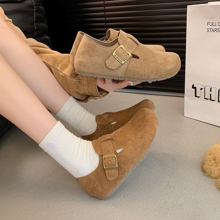 Casual outer wear single shoes Birkenstocks retro new spring Birkenstocks Birkenstocks