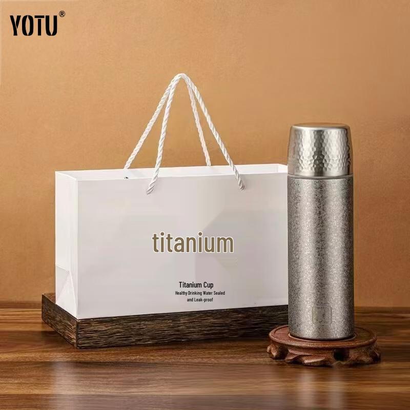 YOTU Titanium Vacuum Insulated Tea Mug