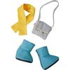 Ensemble De Vêtements Pour Poupées - HABA - 3 Ans Et Plus - Couleur: Bleu - Mixte - Accessoires Inclus