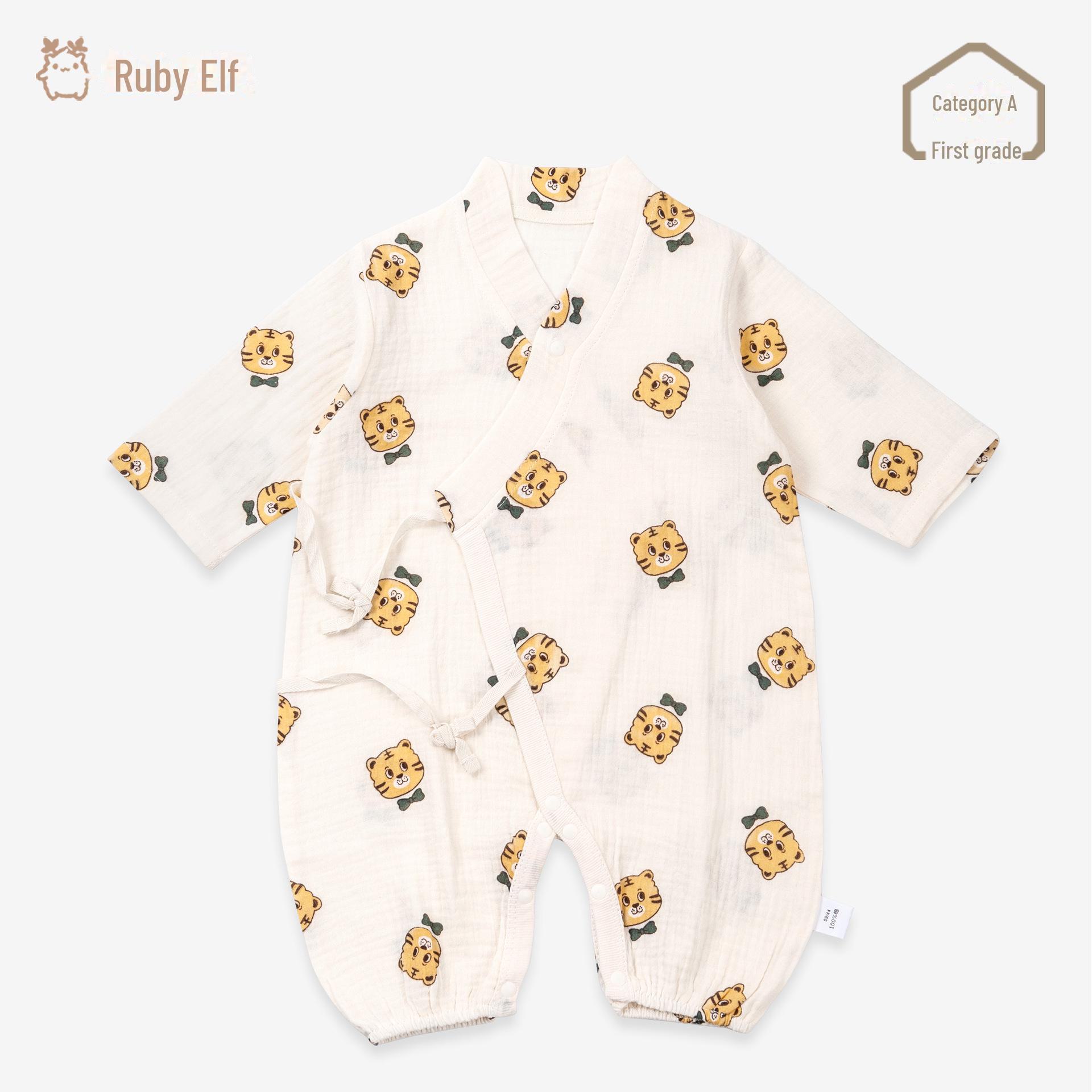 

Двухслойный комбинезон для младенцев из хлопка премиум-класса — с длинными рукавами, теплый, идеально подходит для весны и осени. 90