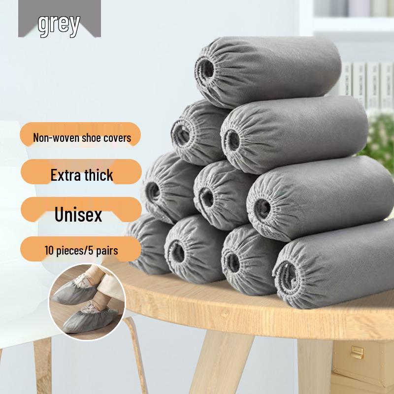 Thick Waterproof Non-slip Disposable Shoe Covers - Breathable, Dustproof, Wear-resistant for Indoor Use and Rainy Days