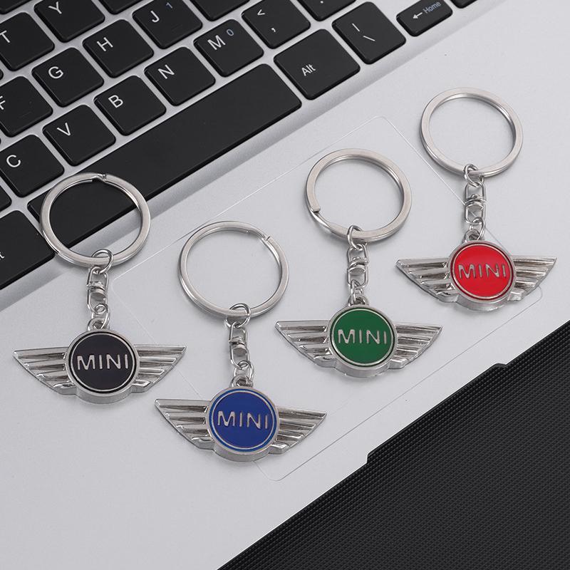 Metal Car Keychain Badge Key Ring Pendant Car Key Accessories For For BMW Mini Cooper R50 R53 R55 R56 R60 R61 F54 F55 F56 F60 ou2
