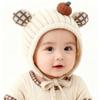 Cold Protection Baby Winter Hat Knitted Earflap Beanie New Infant Knit Hat  Baby Winter Wear