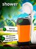 Portable Electric Shower Rechargeable Water Pump Self-Priming Shower Head for Home Dorm Camping Outdoor Bath