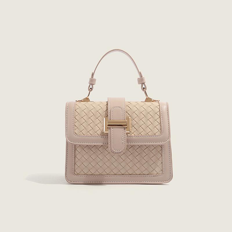 Premium Texture Woven Small Bag Women'S Versatile Casual Style Niche Handbag Single Shoulder Messenger Bag Women