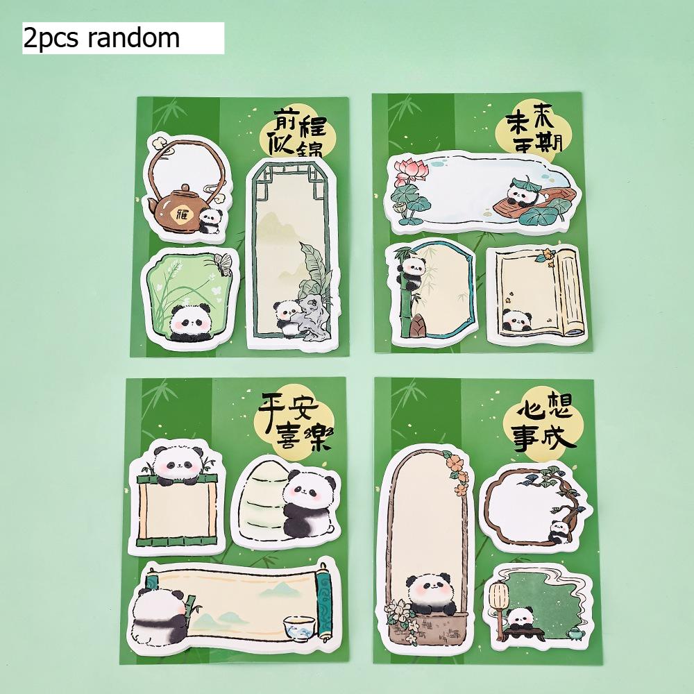 

Gift Ins Cartoon Panda Combination Student High Looking Inspirational Kawai Stationery Notes Cute Messages Notes Lovely Memo Pad