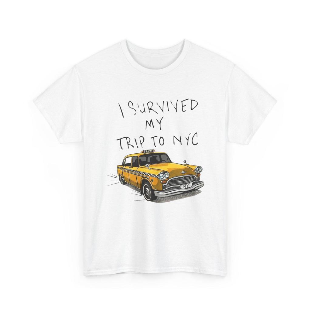 Ich habe meinen Trip nach NYC überlebt Lustiges New York Souvenir T-Shirt Reisehumor Grafik-T-Shirt