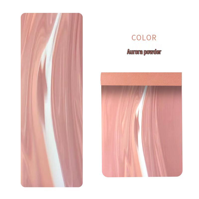 Flow Pattern Frosted Rubber Yoga Mat