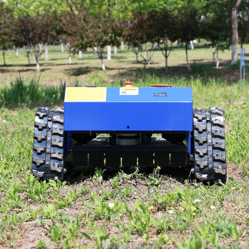 European Spot Intelligent RC Lawn Mower Robot Lawn Mower CE Approved Weeding Robot for Farm Yard Hillside Grass Management