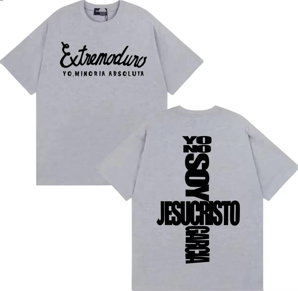 Extremoduro 100cotton Unisexs shirt Summer Yo No Soy Jesucristo Garcia Album graphics shirt Womens Y2k Hip Hop streetwear Tshirt