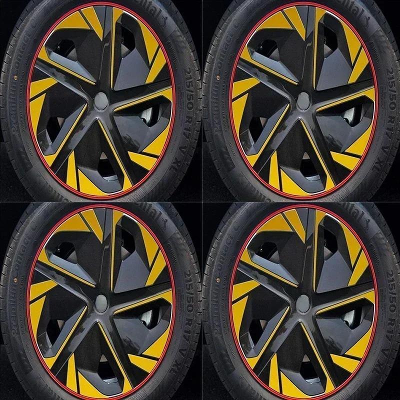 For MG MULAN MG4 EV 4PCS/SET Hub Wheel Sticker 17-18-Inch Automobile Full Cover Car Accessories