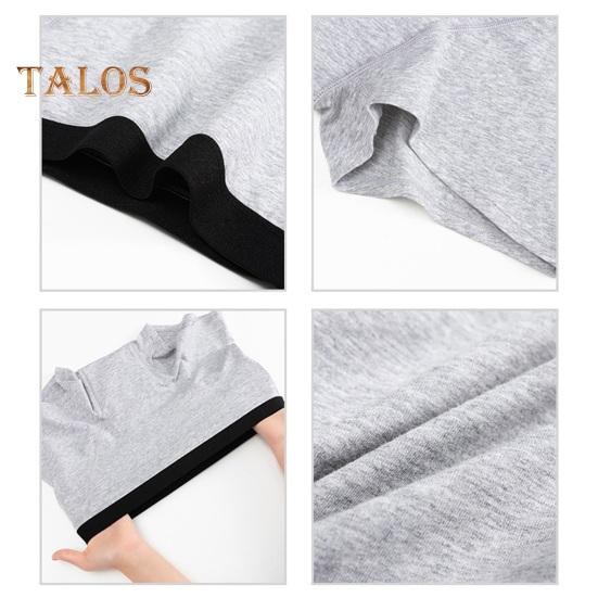 Women's Cotton Menstrual Briefs 4-Layer Leak-Proof Middle Waist Period Underwear Nighttime Absorbent Boyshorts for Heavy Flow Ladies Girls