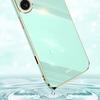 XINLI For iPhone 16 Case TPU Phone Cover with Electroplating Frame