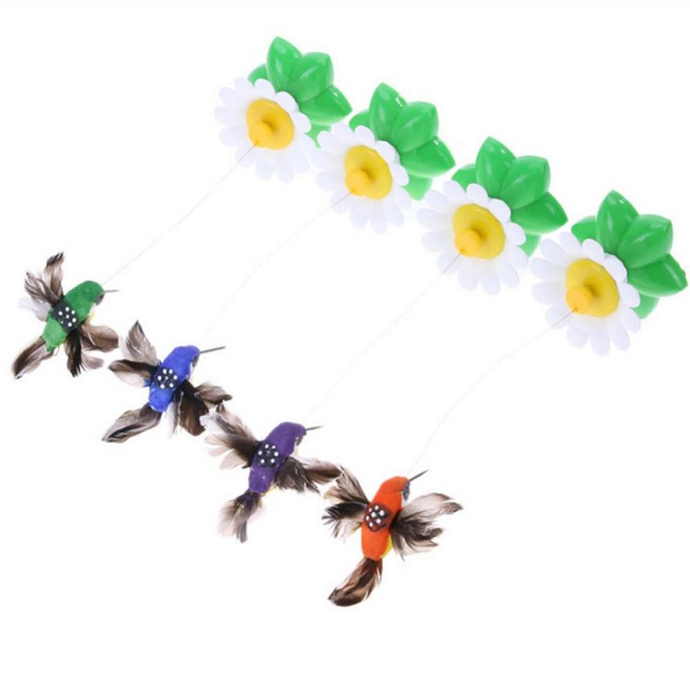 

Automatic Electric Rotating Cat Toy Colorful Bird Animal Shape Plastic Funny Pet Dog Kitten Interactive Toys Pet Toys