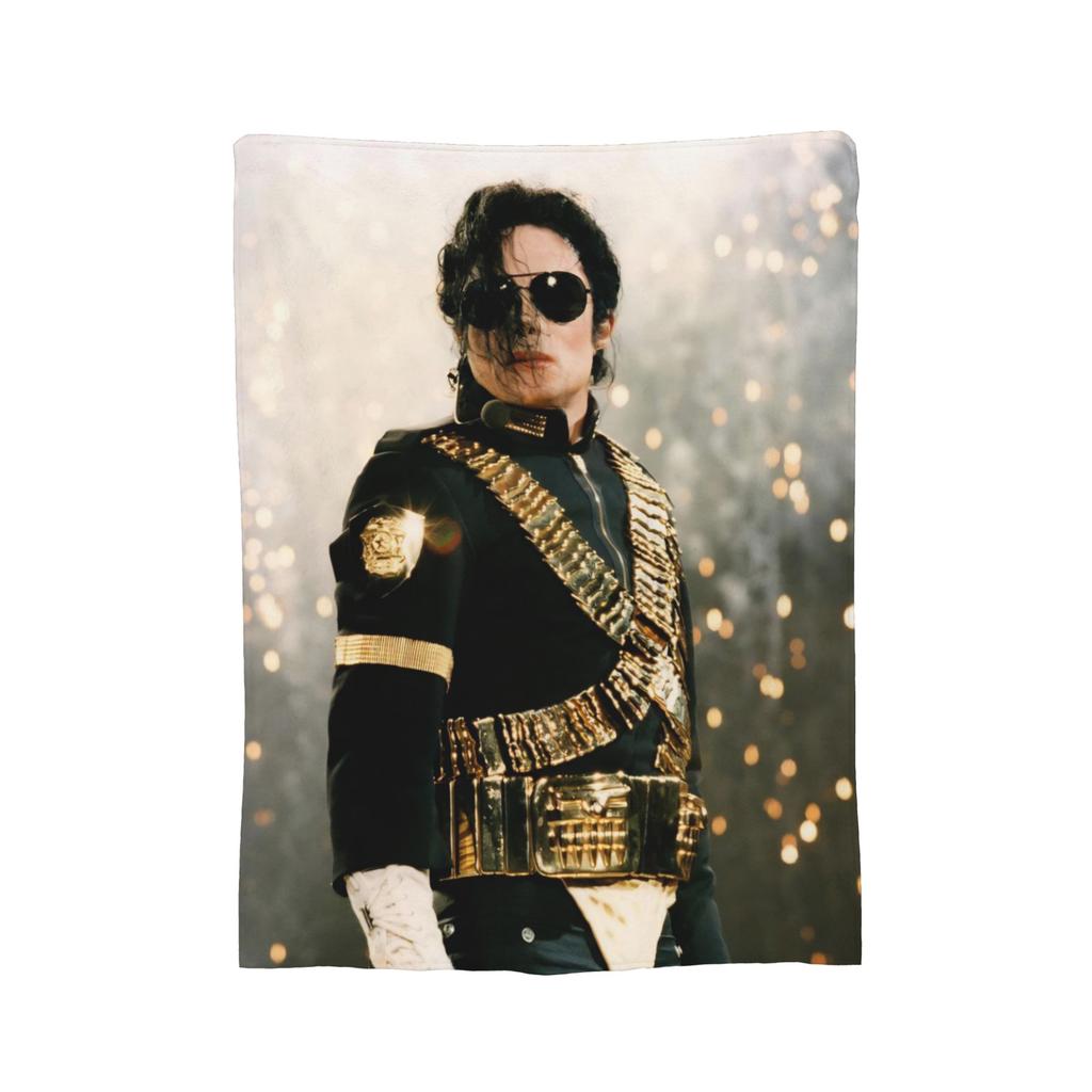 Michael Jacksons MJ Decke Fleece Herbst/Winter Multifunktionale Dünne Überwurfdecken für Bettwäsche Auto Plüsch Dünne Steppdecke