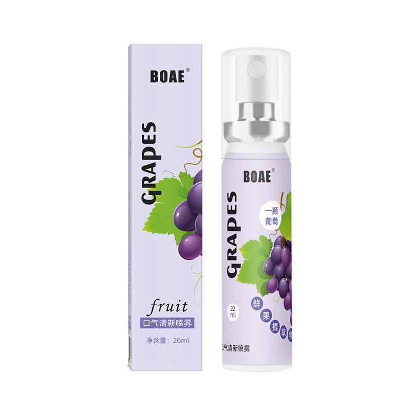 Spray pour haleine fraîche, saveur de Fruit, désodorisant pour la bouche, élimine la mauvaise haleine, soins buccaux, Portable, travail, voyage, Spray doux longue durée