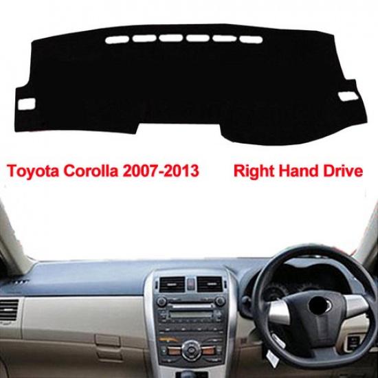 Right Hand Drive's Car Dashboard Cover Dash Mat Fit for Toyota Corolla 2007-2013
