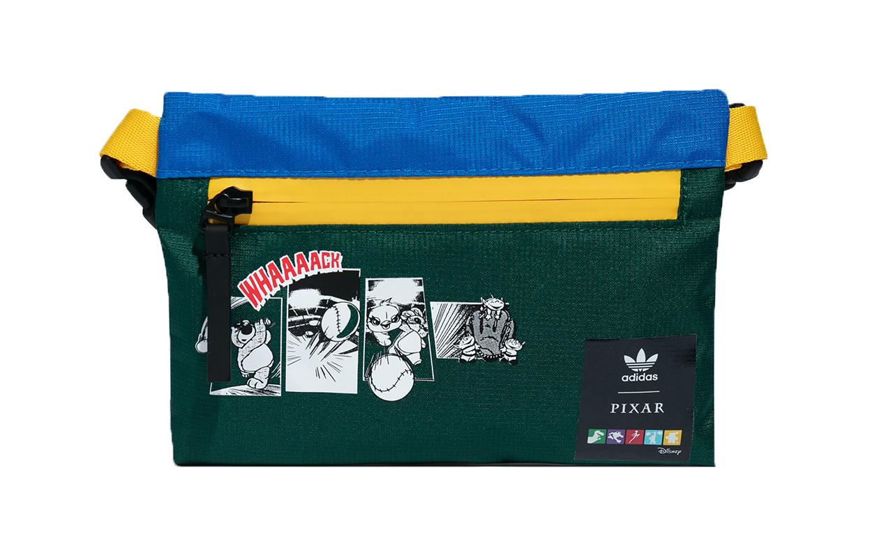 Adidas Originals Trefoil Polyester Sports Bag, Shoulder Bag Regular Unisex Green HE3083