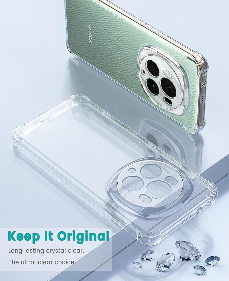 Shockproof Silicone Soft Case For Huawei Honor Magic6 Magic5 Magic4 Magic 6 5 4 3 Pro Lite Ultimate Clear Transparent Back Cover