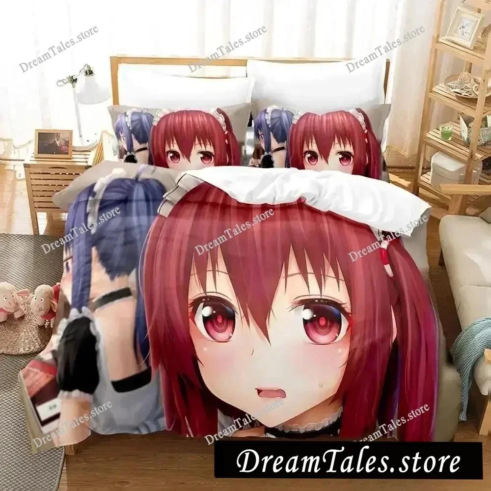 3D Printed Anime Himouto! Umaru-chan Bedding Set Duvet Cover Bedroom Comforter Single Twin King _Size Quilt Cover Home Textiles9