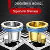 All-Copper Bathroom Drain Deodorizer & Insect-Proof Cover
