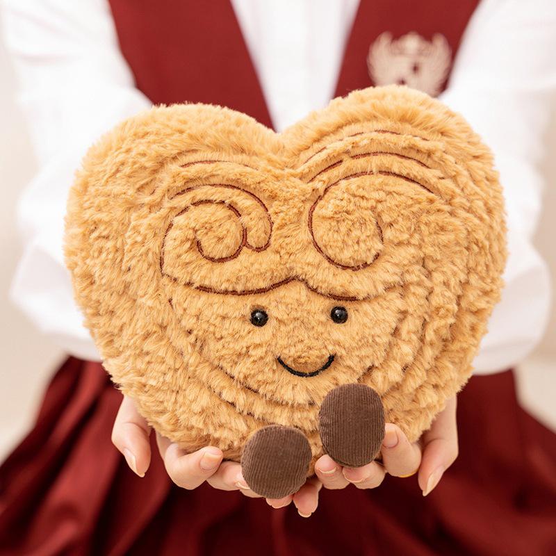 Hobby Dessert Plush Toy Set: Butterfly Pastry, Pudding Doll, and Biscuits Ornaments for Tea Time or Photo Props.