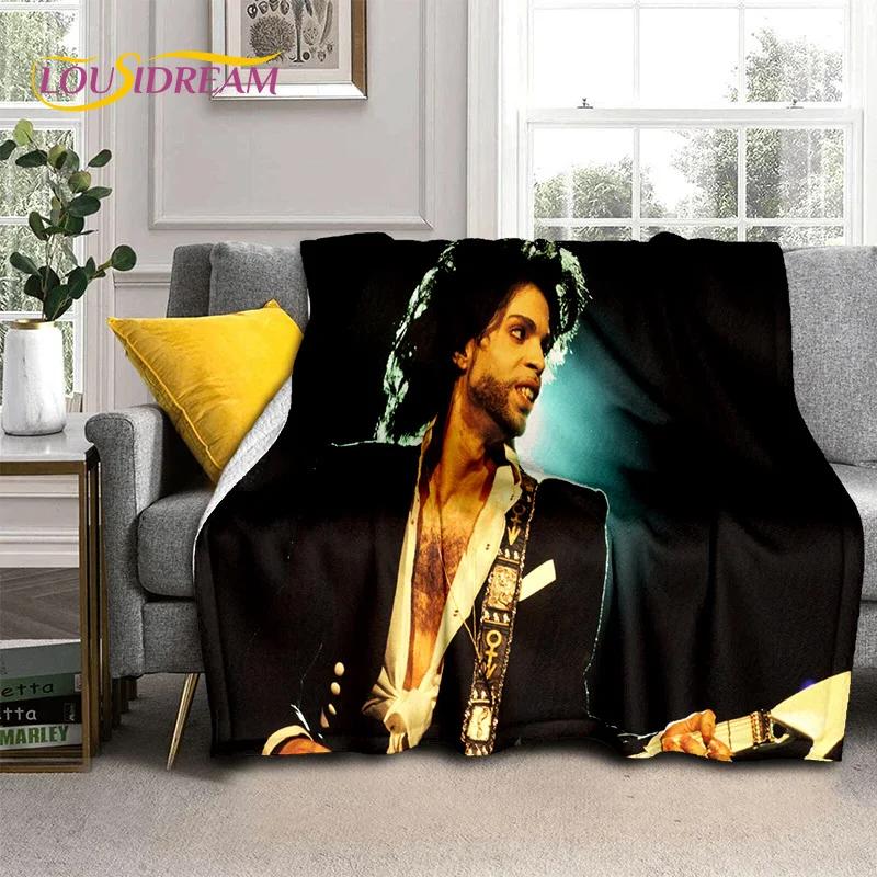 Artist Purple Rain Prince Rogers Nelson Soft Flannel Blanket,Throw Blanket Comfortable Blanket for Picnic Beds Sofa Home Bedroom