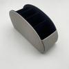PU Leather Remote Control and Cosmetics Storage Box for Home or Office 