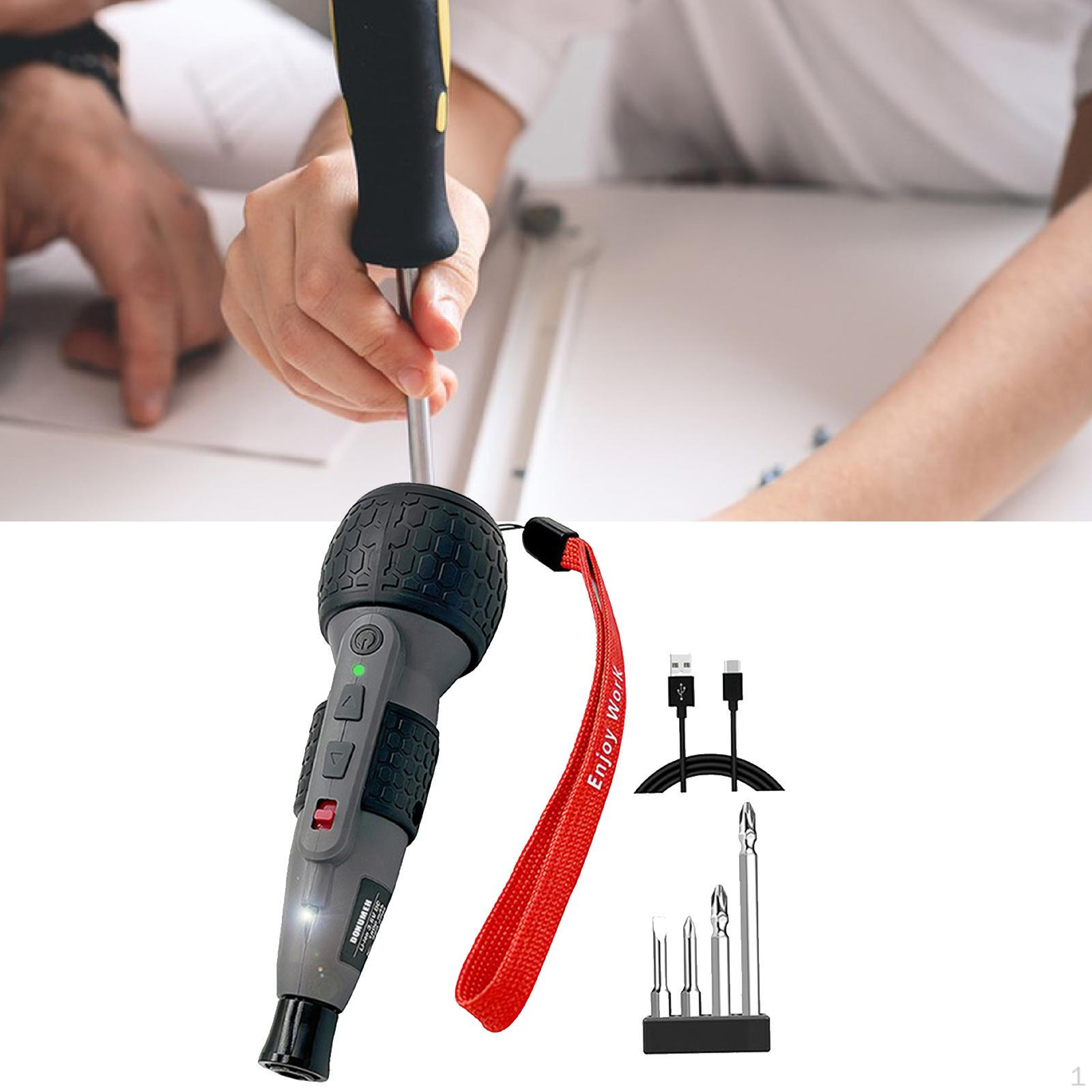 

Compact Electric Screwdriver Kit for Everyday Projects чёрный