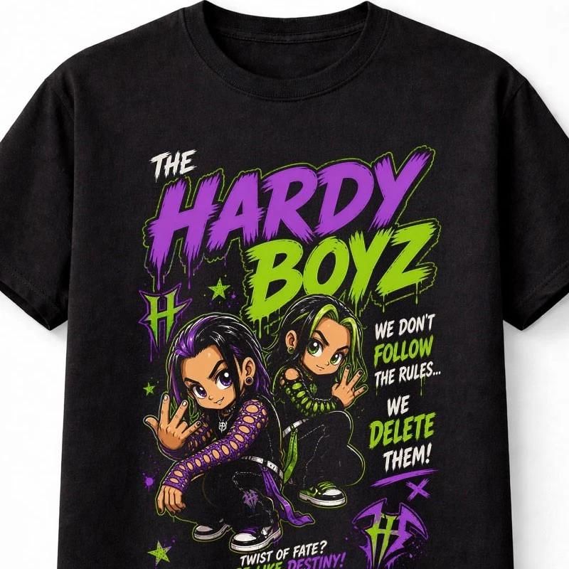 Hardy Boyz Team Xtreme Matt Jeff Wrestling Tag Team Graphic Unisex TShirt S