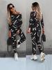 Autumn New Arrivals Women's Letter Print Long Sleeve Pants Casual Set