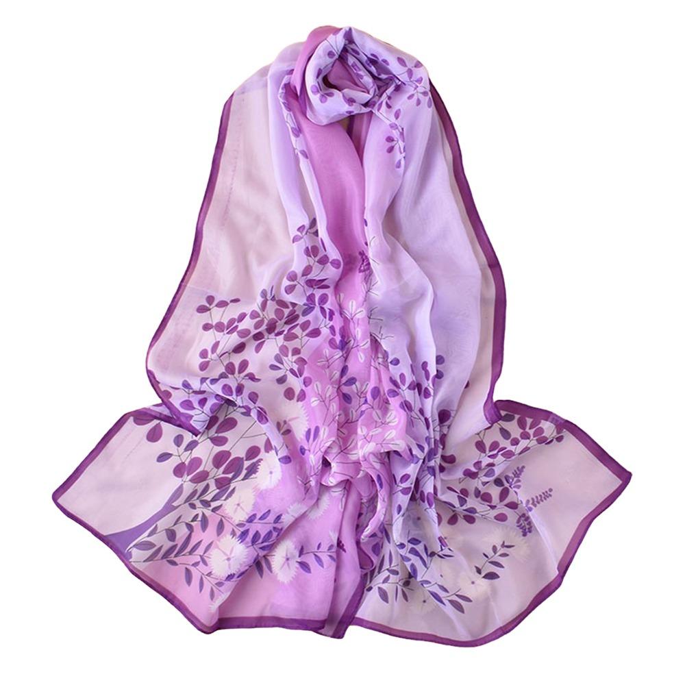 Thin Sunscreen Shawl Long Female Wrap Shawls Elegant Chiffon Scarf  Women's Fashion