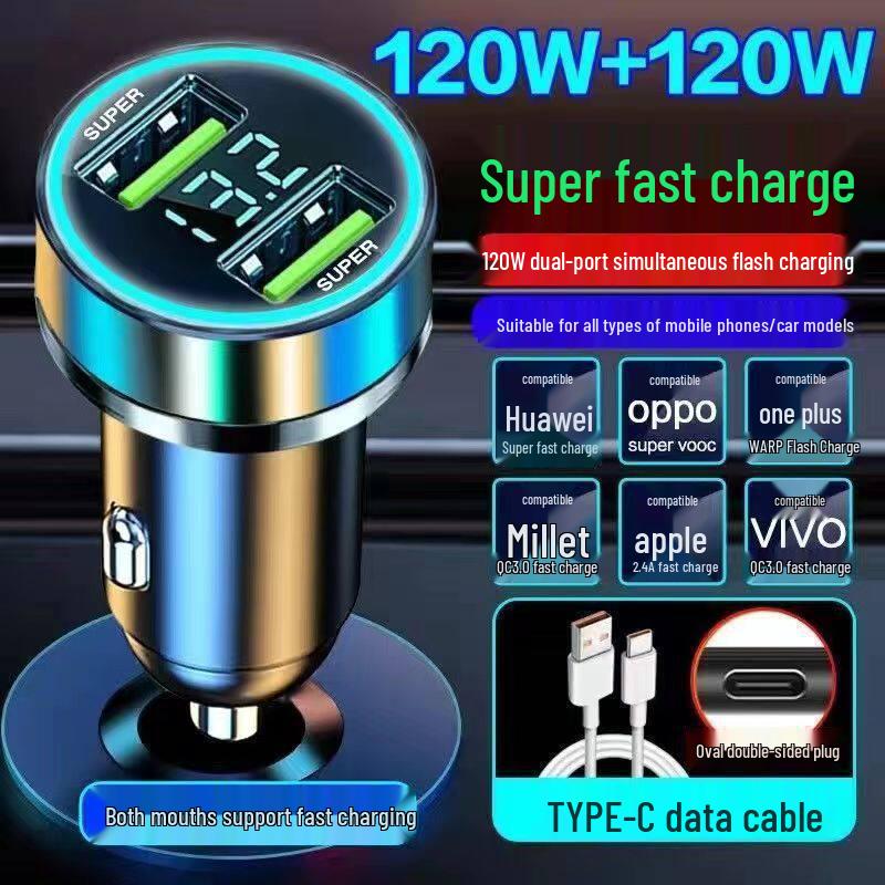 40W Super Fast Car Charger for Huawei Phones