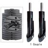 2 Pieces Weight Stack Pin Replacement Strength Training Stainless Accessories Exercise