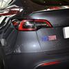 ELSUM1 3D Car Rear Trunk Fender Badge Sticker Decals For Tesla Model 3 Y S X 2021 Roadster Cybertruck Juguete Auto Accessories