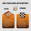 12 Inches Wooden Handcrafted Magnetic Chessboard Set|Tournament-Style Chess Set with Premium Build,Magnetic Pieces|Chess Board for Kids & Adults