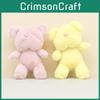 Cute Plush Bear Keychain Soft Short Plush Toy Adorable Gift For Kids
