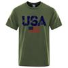 Vintage Usa Flag Street Print Male T Shirts Hip Hop Street Tshirt Summer Casual Cotton Tops large size Breathable Tee Clothes