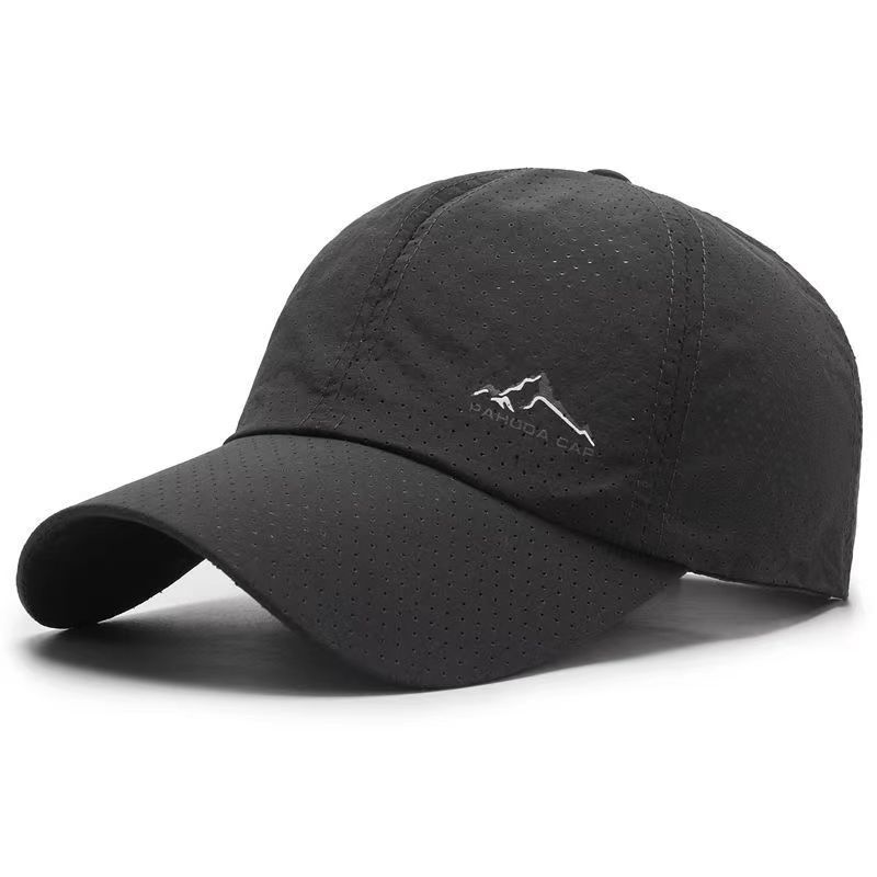 Men's and women's baseball caps, wide brim, big head circumference, quick-drying peaked caps, outdoor riding, mountaineering, sun protection caps, sun