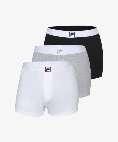 

[FILA] F-Cotton Men s Slim Fit Trunks 3-Pack FI4TKH1124MBLK [Shipped from Korea] 100% Authentic Black - 095