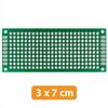 Double Sided Universal Prototype PCB 30 X 70 (Green)