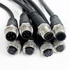 Conector senzor M12 de 2 metri mufă cablu impermeabil Masculin și Femeie 4 5 8 12Pin PVC Conectori M12 de turnare prin injecție integrate