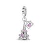 Original Copper Heart-Shaped Flower Butterfly Animal Pendant Rubik'S Cube Bead Fit Diy Exquisite Jewelry Women Gift