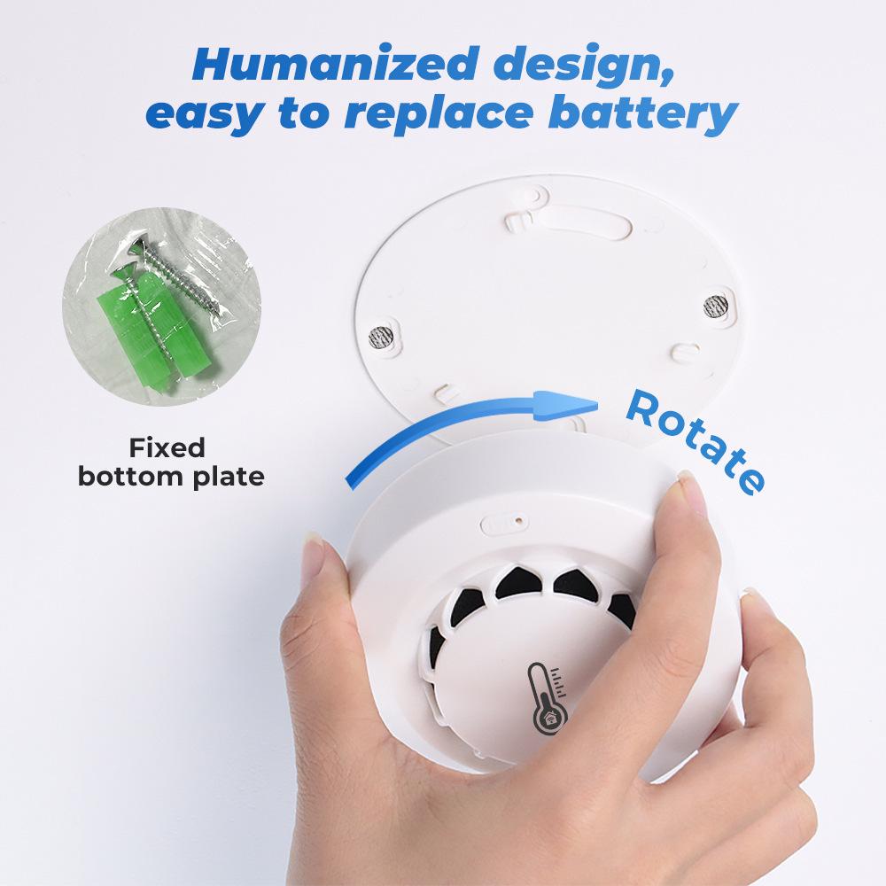 Tuya Smart WiFi Smoke Detector with Temperature and Humidity Sensing