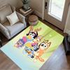 Halloween Bluey Characters Area Rug Suitable for Balcony Game Room Study room Playrooms Anti-slip Rug Anime Office Decor Perfect Gift for Women/Men