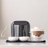 Shangqi Portable Travel Tea Set - One Pot, Two Cups