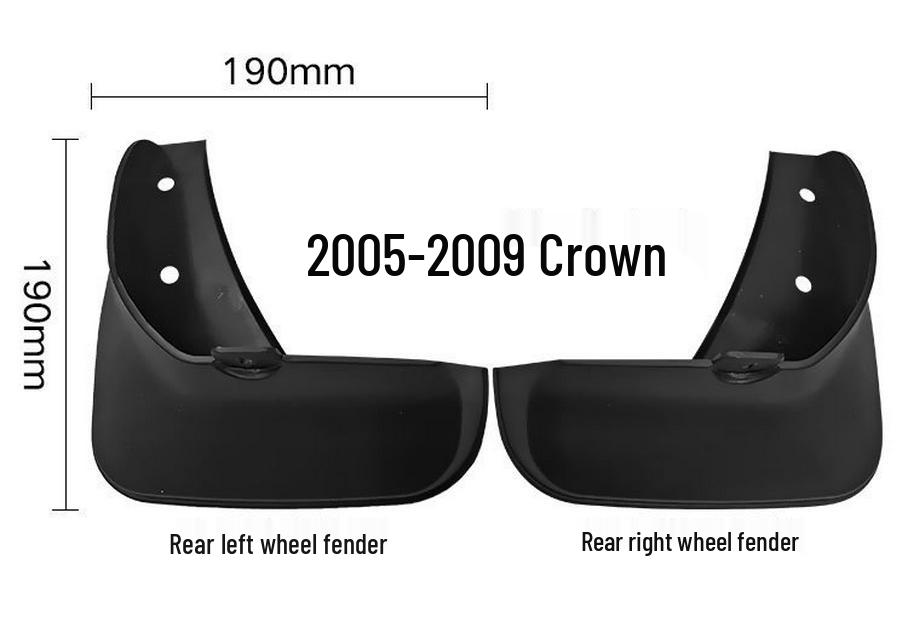 Mud Flaps for 2005-2009 Toyota Crown Car